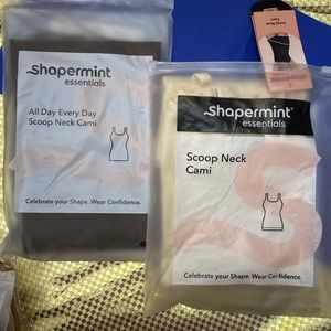 2- shapermint All Day scoop neck cami